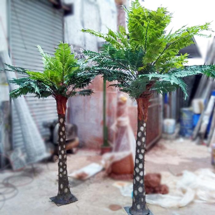 Jurassic Park Dinosaurs Feeding Plant Artificial Alsophila Spinulosa Tree